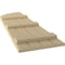 Ekena Millwork Americraft 4-Board (3 Batten) Wood Joined Board-n-Batten Shutters w/ Arch Top, ARW401BQ414X77NTH, PR ARW401BQ414X77NTH - alternate 8